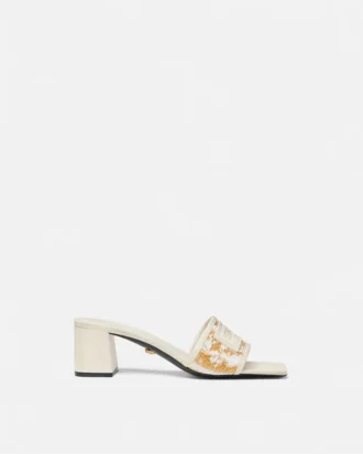 Mules Theia Raffia 55 mm Mules Theia Raffia 55 mm