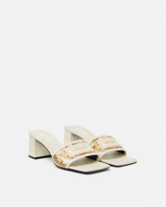 Mules Theia Raffia 55 mm Mules Theia Raffia 55 mm