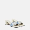 Mules Theia Raffia 55 mm