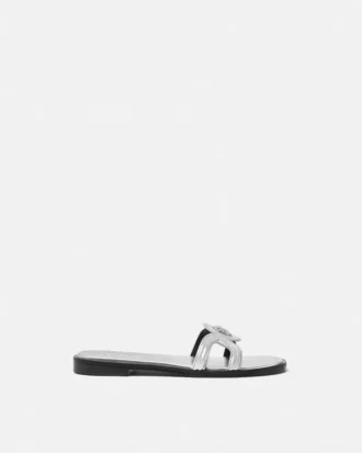 Ploché sandály Medusa 95 Metallic