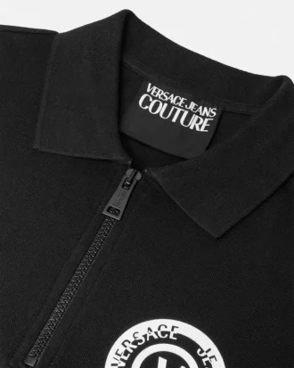 Polo tričko V-Emblem Zip