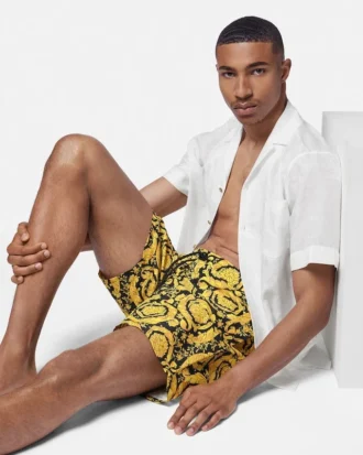 Potisknuté boardshorts Potisknuté boardshorts