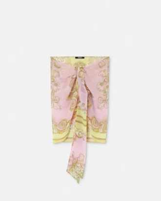 Potisknutá sukně Foulard