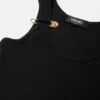 Ribbed Knit Draped Gown s bezpečnostní sponkou Ribbed Knit Draped Gown s bezpečnostní sponkou
