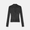 Ribbed Knit Top s lurexovou přísadou Ribbed Knit Top s lurexovou přísadou