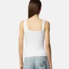 Ribbed Tank Top s barokní sponou Ribbed Tank Top s barokní sponou
