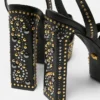 Sandály Gianni Ribbon s cvočky 140 mm Sandály Gianni Ribbon s cvočky 140 mm