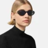 Trubkové oválné Greca Sunglasses