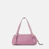 Versace Tag Suede Bowling Bag