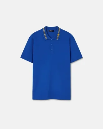 Vyšívané bavlněné polo tričko Vyšívané bavlněné polo tričko