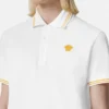 Vyšívané bavlněné polo tričko