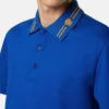 Vyšívané bavlněné polo tričko